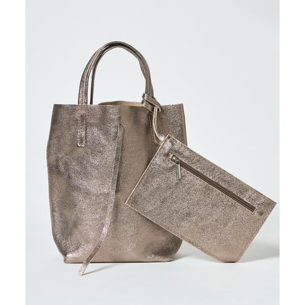 フェイバリット スキナモノ（FAVORITE SUKINAMONO）/メタリックミニトートバッグ《MILLELA FIRENZE》