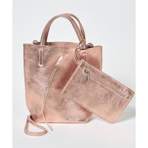 フェイバリット スキナモノ（FAVORITE SUKINAMONO）/メタリックミニトートバッグ《MILLELA FIRENZE》