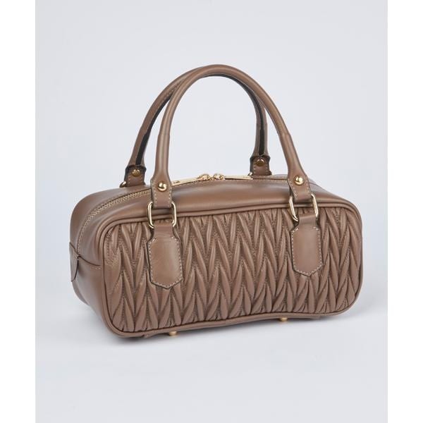 フェイバリット スキナモノ（FAVORITE SUKINAMONO）/ギャザーボストンバッグ《MARLON》