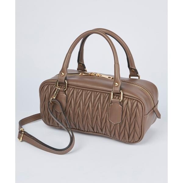 フェイバリット スキナモノ（FAVORITE SUKINAMONO）/ギャザーボストンバッグ《MARLON》