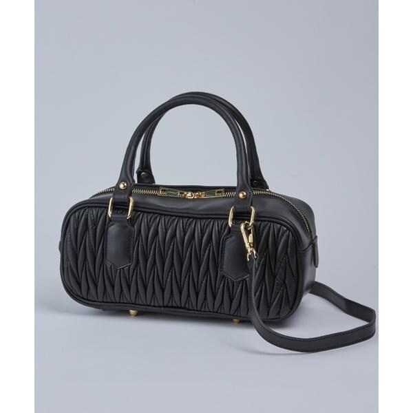 フェイバリット スキナモノ（FAVORITE SUKINAMONO）/ギャザーボストンバッグ《MARLON》