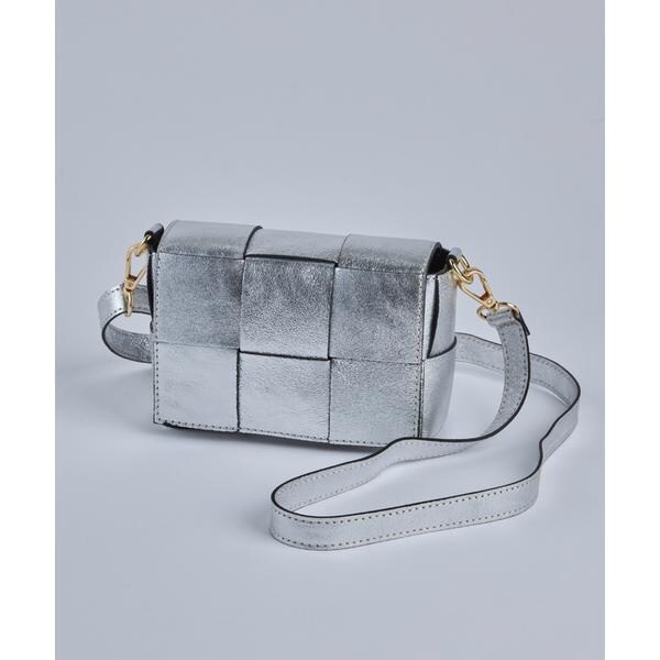 フェイバリット スキナモノ（FAVORITE SUKINAMONO）/スクエアメッシュメタリックショルダーバッグ《MARLON》