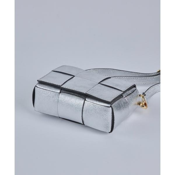 フェイバリット スキナモノ（FAVORITE SUKINAMONO）/スクエアメッシュメタリックショルダーバッグ《MARLON》