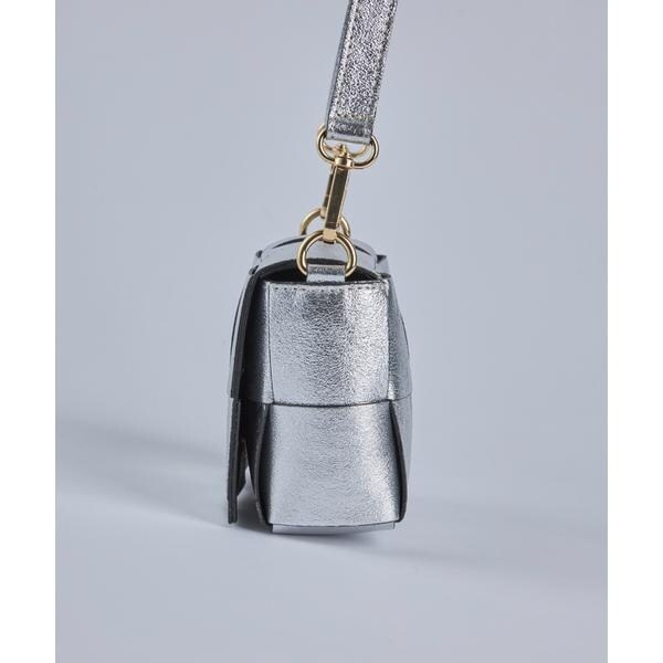 フェイバリット スキナモノ（FAVORITE SUKINAMONO）/スクエアメッシュメタリックショルダーバッグ《MARLON》