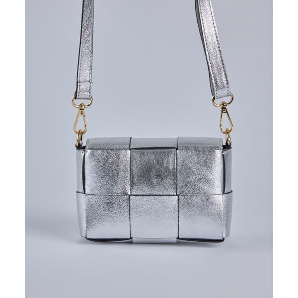 フェイバリット スキナモノ（FAVORITE SUKINAMONO）/スクエアメッシュメタリックショルダーバッグ《MARLON》