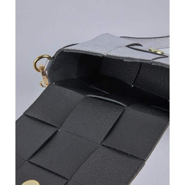 フェイバリット スキナモノ（FAVORITE SUKINAMONO）/スクエアメッシュメタリックショルダーバッグ《MARLON》