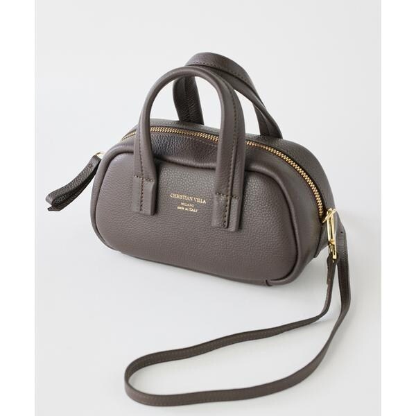 フェイバリット スキナモノ（FAVORITE SUKINAMONO）/オーバルミニボストンバッグ《CHRISTIAN VILLA》