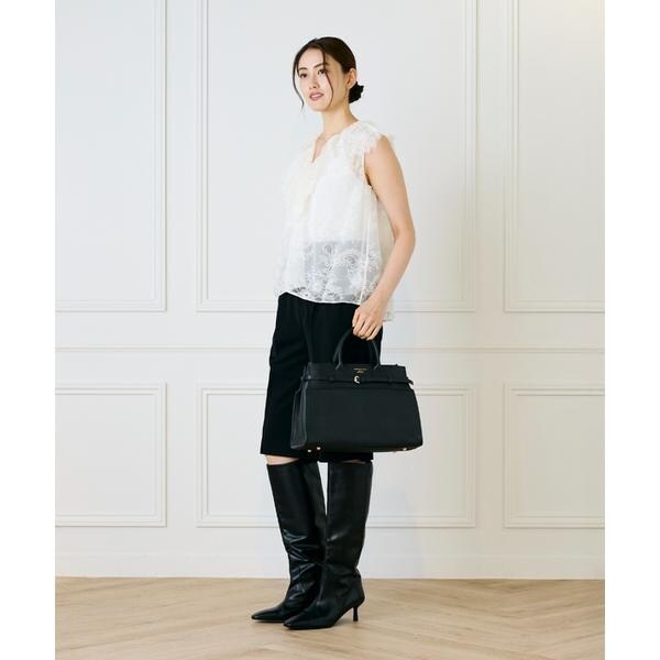 フェイバリット スキナモノ（FAVORITE SUKINAMONO）/ポーチ付きレザートートバッグ《CHRISTIAN VILLA》