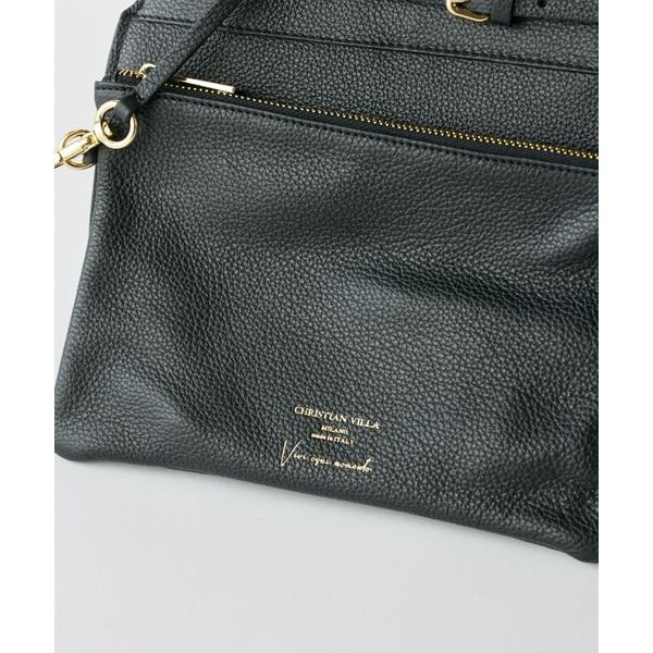 フェイバリット スキナモノ（FAVORITE SUKINAMONO）/ポーチ付きレザートートバッグ《CHRISTIAN VILLA》