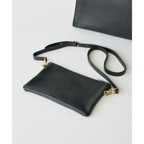 フェイバリット スキナモノ（FAVORITE SUKINAMONO）/ポーチ付きレザートートバッグ《CHRISTIAN VILLA》