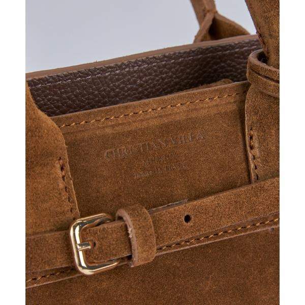 フェイバリット スキナモノ（FAVORITE SUKINAMONO）/ポーチ付きレザートートバッグ《CHRISTIAN VILLA》