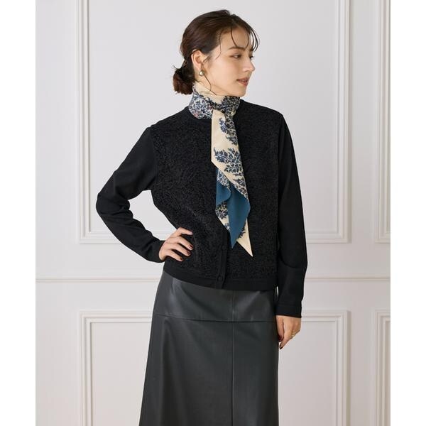 フェイバリット スキナモノ（FAVORITE SUKINAMONO）/Slim Dina Scarf スリムスカーフ《Tapis Noir》