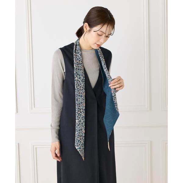 フェイバリット スキナモノ（FAVORITE SUKINAMONO）/Slim Dina Scarf スリムスカーフ《Tapis Noir》
