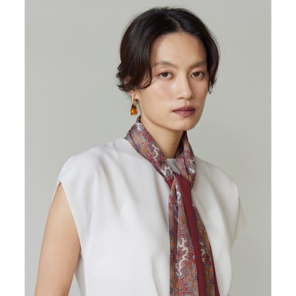 フェイバリット スキナモノ（FAVORITE SUKINAMONO）/Slim Danica Scarf スリムスカーフ《Tapis Noir》