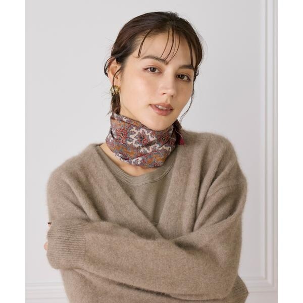 フェイバリット スキナモノ（FAVORITE SUKINAMONO）/Slim Danica Scarf スリムスカーフ《Tapis Noir》