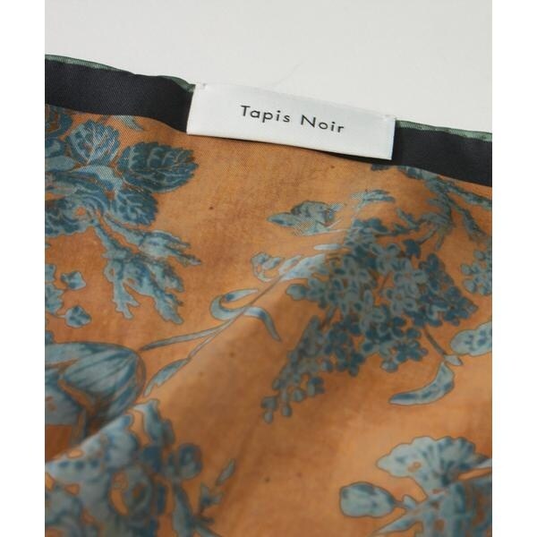 フェイバリット スキナモノ（FAVORITE SUKINAMONO）/Classical Dahlia Scarfスカーフ《Tapis Noir》