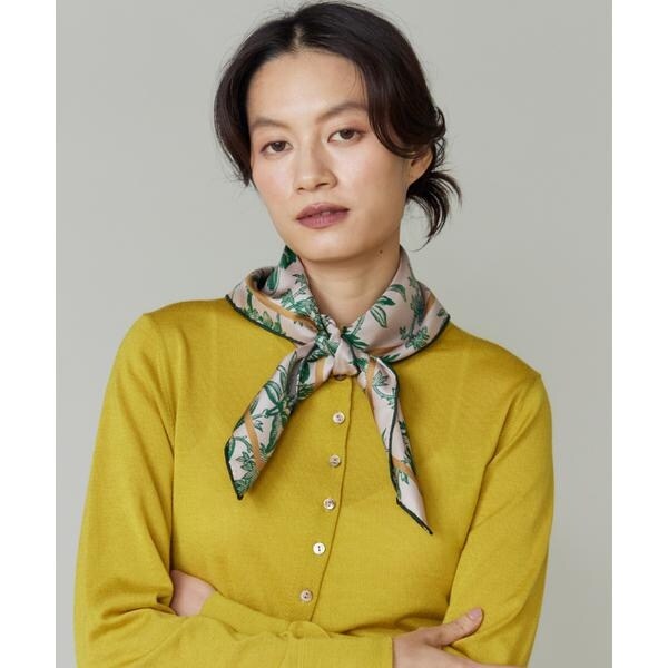 フェイバリット スキナモノ（FAVORITE SUKINAMONO）/Small Classical Darlene Scarf スカーフ《Tapis Noir》