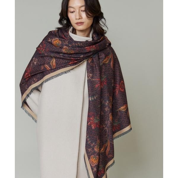 フェイバリット スキナモノ（FAVORITE SUKINAMONO）/Large Demi Scarf 大判スカーフ《Tapis Noir》