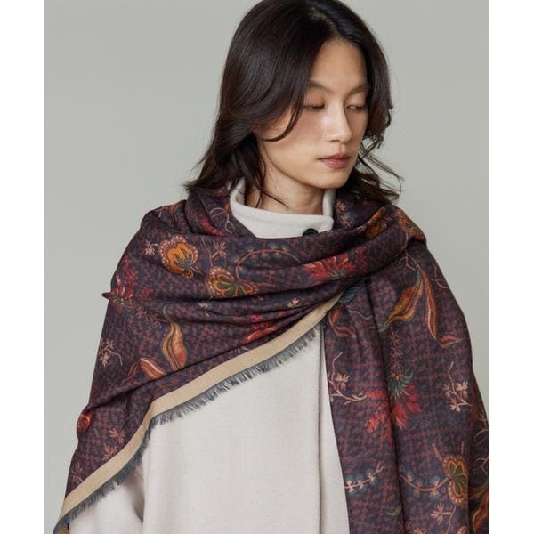 フェイバリット スキナモノ（FAVORITE SUKINAMONO）/Large Demi Scarf 大判スカーフ《Tapis Noir》