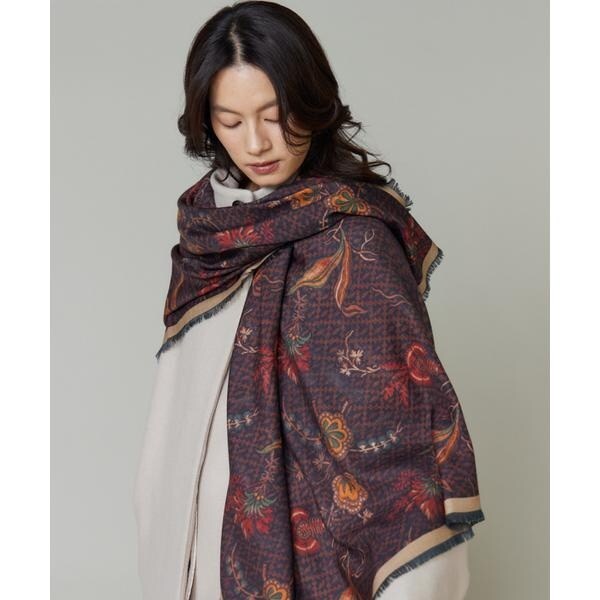 フェイバリット スキナモノ（FAVORITE SUKINAMONO）/Large Demi Scarf 大判スカーフ《Tapis Noir》