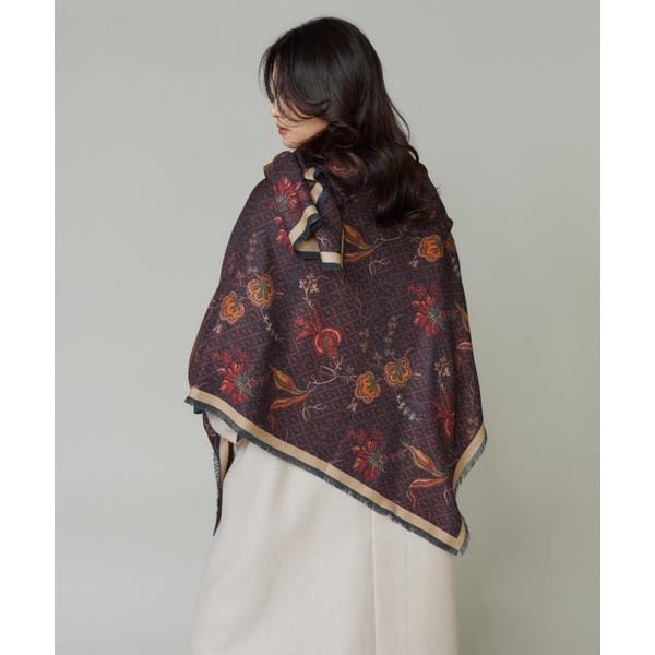 フェイバリット スキナモノ（FAVORITE SUKINAMONO）/Large Demi Scarf 大判スカーフ《Tapis Noir》