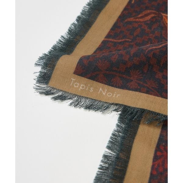 フェイバリット スキナモノ（FAVORITE SUKINAMONO）/Large Demi Scarf 大判スカーフ《Tapis Noir》