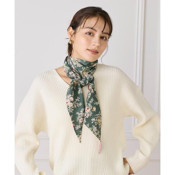 フェイバリット スキナモノ（FAVORITE SUKINAMONO）/Slim Darcy Scarf スリムスカーフ《Tapis Noir》