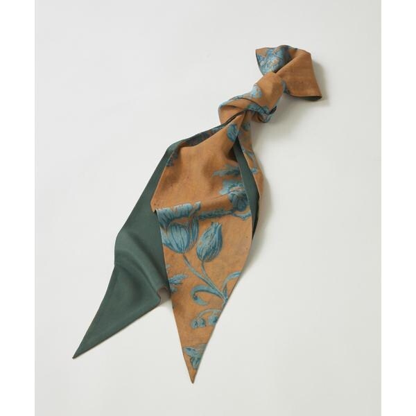 フェイバリット スキナモノ（FAVORITE SUKINAMONO）/Slim Dahlia Scarf スリムスカーフ《Tapis Noir》