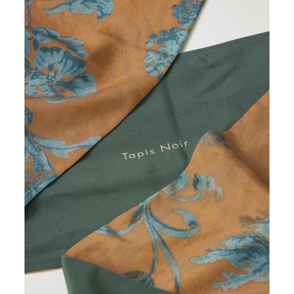 フェイバリット スキナモノ（FAVORITE SUKINAMONO）/Slim Dahlia Scarf スリムスカーフ《Tapis Noir》