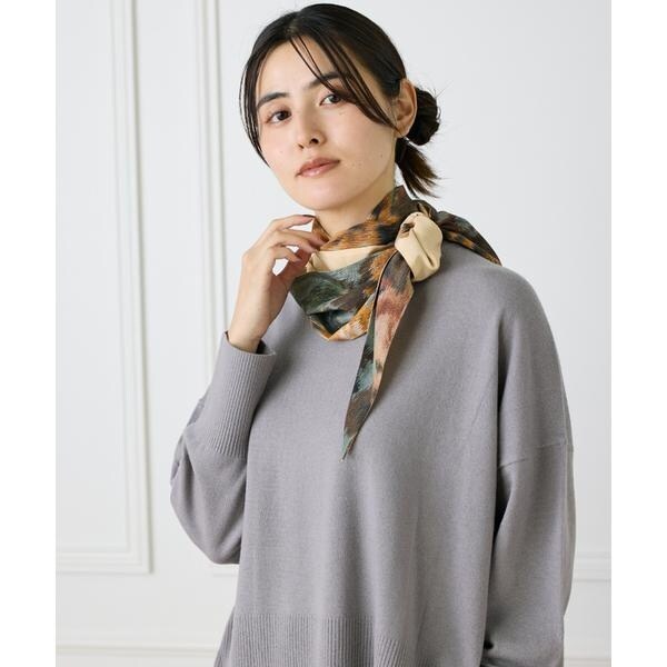 フェイバリット スキナモノ（FAVORITE SUKINAMONO）/Slim Dani Scarfスリムスカーフ《Tapis Noir》