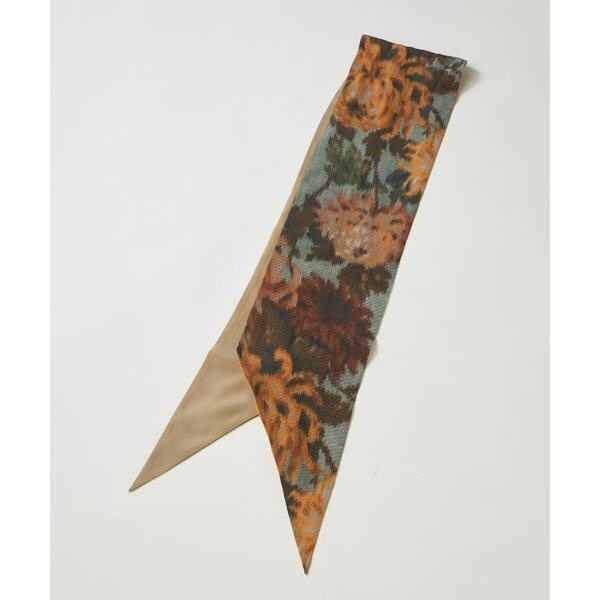 フェイバリット スキナモノ（FAVORITE SUKINAMONO）/Slim Dani Scarfスリムスカーフ《Tapis Noir》