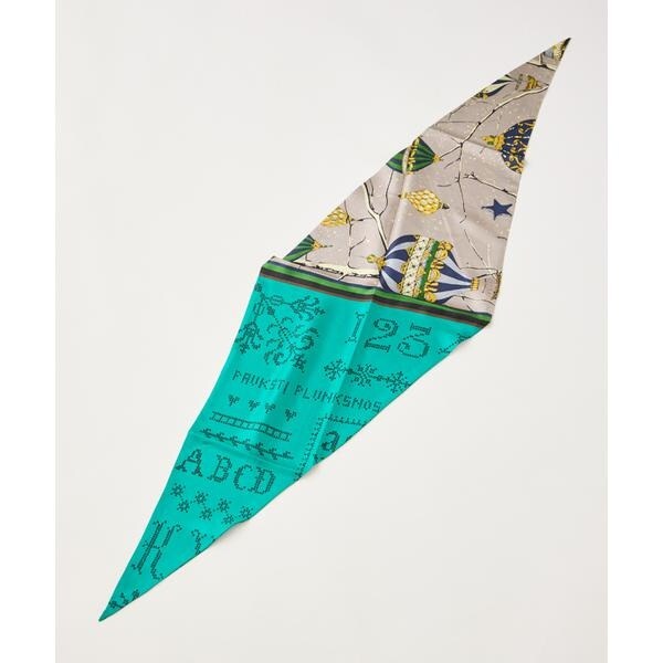 フェイバリット スキナモノ（FAVORITE SUKINAMONO）/ダイヤ型スカーフ　クロスステッチバンダナ《manipuri》