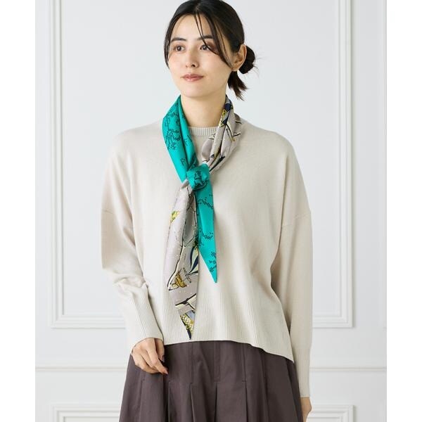 フェイバリット スキナモノ（FAVORITE SUKINAMONO）/ダイヤ型スカーフ　クロスステッチバンダナ《manipuri》