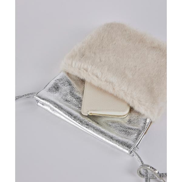 フェイバリット スキナモノ（FAVORITE SUKINAMONO）/ファーコンビショルダーバッグ《MARCO MASI》