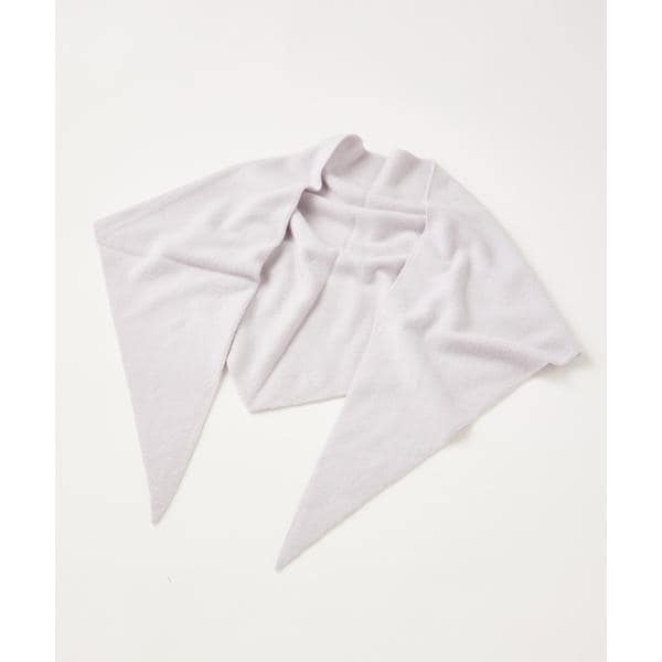 フェイバリット スキナモノ（FAVORITE SUKINAMONO）/シームレストライアングルカシミヤニットストール《ASAUCE MELER》