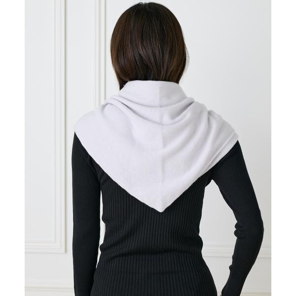 フェイバリット スキナモノ（FAVORITE SUKINAMONO）/シームレストライアングルカシミヤニットストール《ASAUCE MELER》