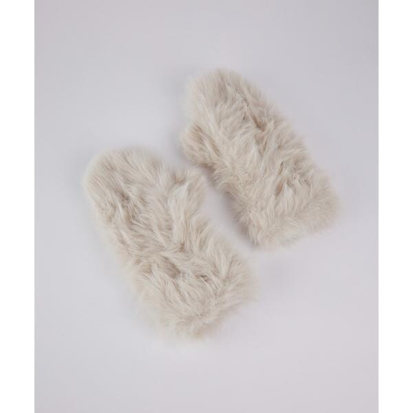 フェイバリット スキナモノ（FAVORITE SUKINAMONO）/MAFFORA MONTON WITH STRAP ストラップ付ファーグローブ《ALPO》