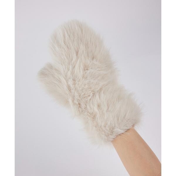 フェイバリット スキナモノ（FAVORITE SUKINAMONO）/MAFFORA MONTON WITH STRAP ストラップ付ファーグローブ《ALPO》