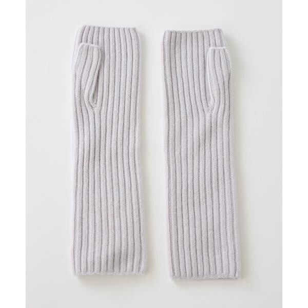 フェイバリット スキナモノ（FAVORITE SUKINAMONO）/ミドルゲージカシミヤ リブアームウォーマー《ASAUCE MELER》