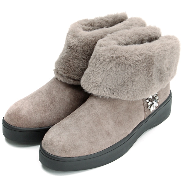 ランバン コレクション（LANVIN COLLECTION）/ビジューモチーフボアショートブーツ