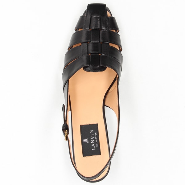 ランバン コレクション（LANVIN COLLECTION）/フィッシャーマンバックストラップパンプス_12