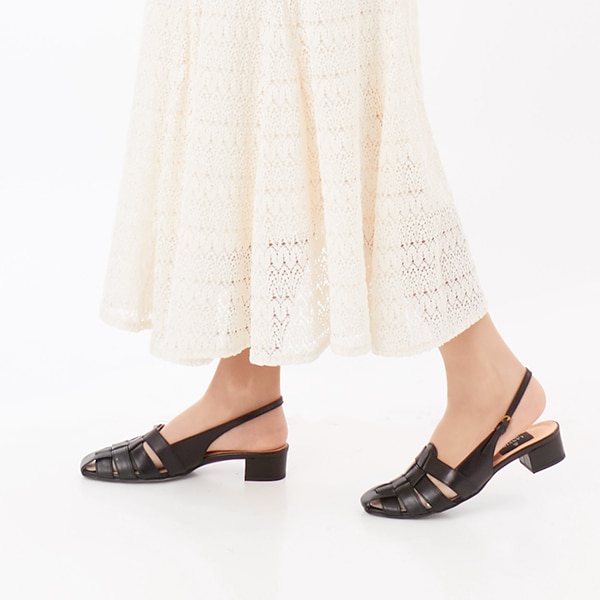 ランバン コレクション（LANVIN COLLECTION）/フィッシャーマンバックストラップパンプス_14