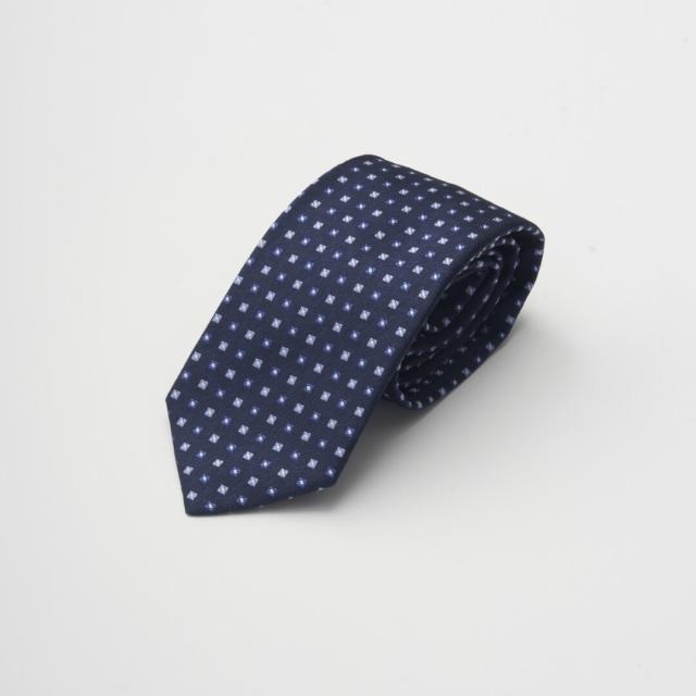 新品　アクアスキュータム　ネクタイ　小紋柄　16A　ライトブルー　8.5㎝ アクアスキュータム（AQUASCUTUM）/【ネクタイ】アクアスキュータム