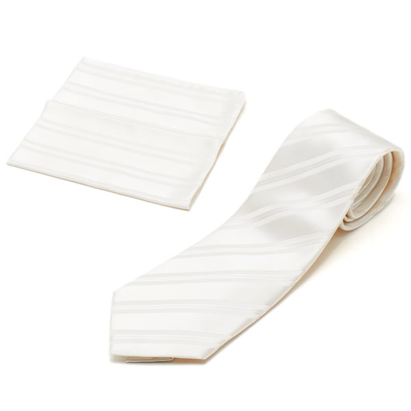 【NEW】アクアスキュータム（AQUASCUTUM）/【フォーマルタイ】アクアスキュータム｜シャドーストライプ 同柄ポケットチーフ付き