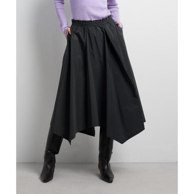 ランバン オン ブルー（LANVIN en Bleu）/アシンメトリーヘムスカート