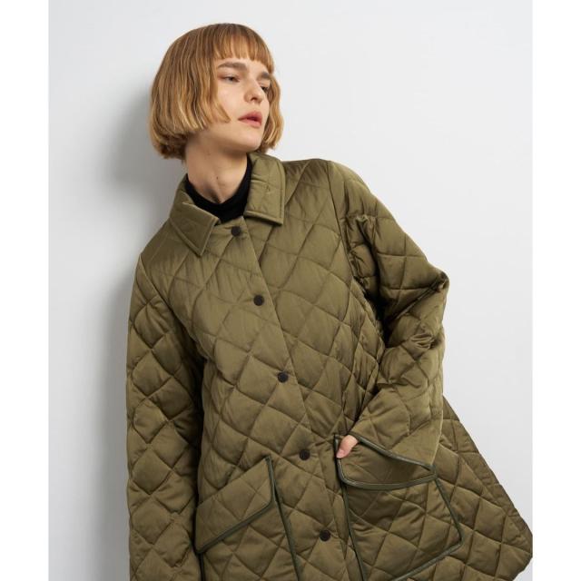 ランバン オン ブルー（LANVIN en Bleu）/キルティングダウンハーフコート