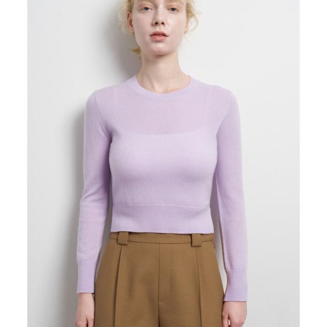 ランバン オン ブルー（LANVIN en Bleu）/ピュアカシミヤニット