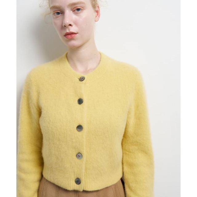 ランバン オン ブルー（LANVIN en Bleu）/フォックスカシミヤショートカーディガン