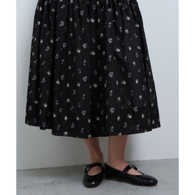 ランバン オン ブルー（LANVIN en Bleu）/fleuretteジャガードスカート_15