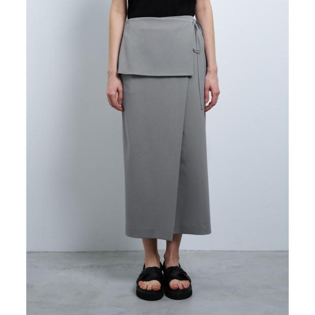 ランバン オン ブルー（LANVIN en Bleu）/トリクシオンラップスカート